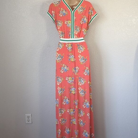 🌷Matilda Jane Size S Maxi Dress Let’s Go Together At Ease Pockets - Picture 3 of 9